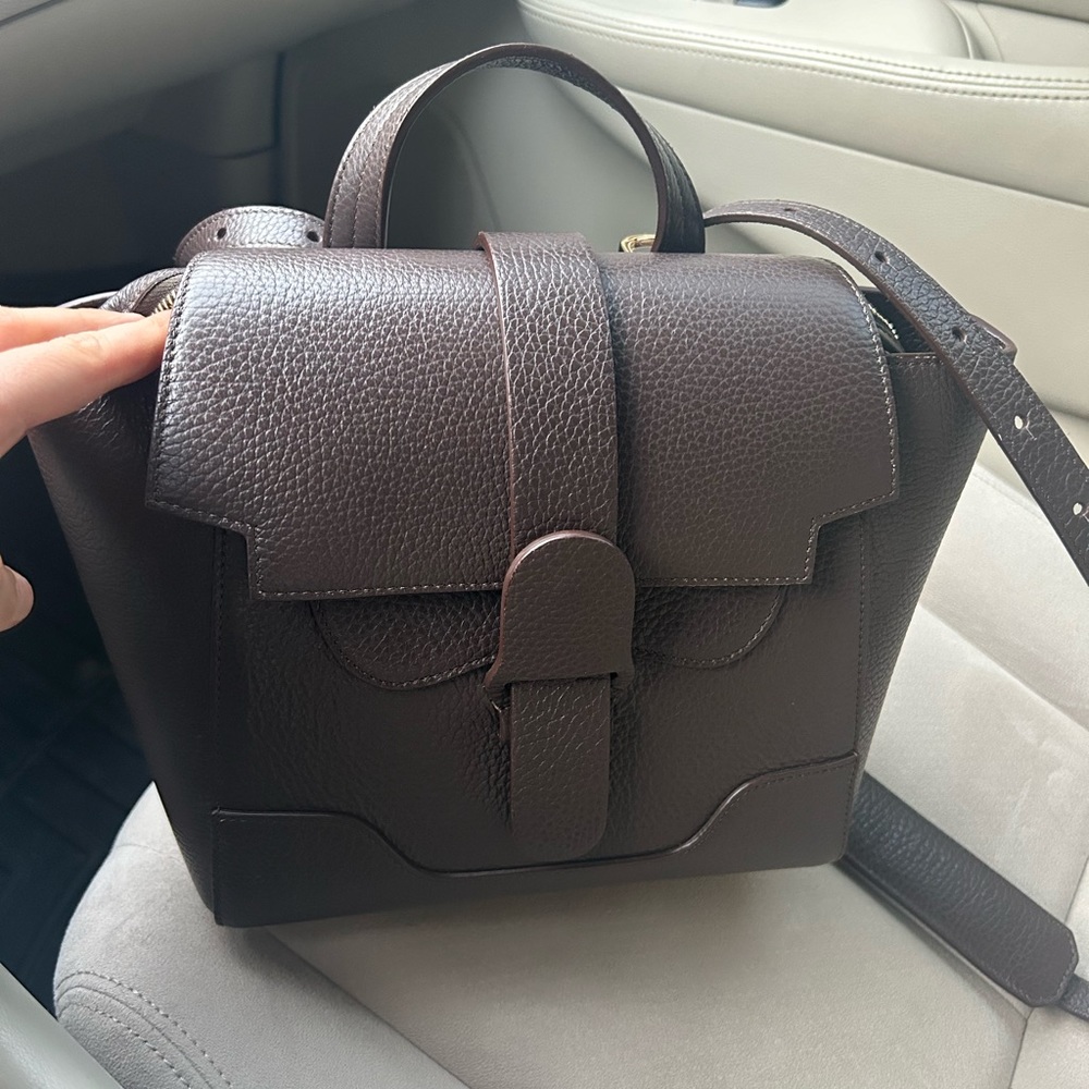 Senreve Brown Leather Backpack